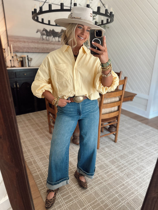 Tisha Top *Banana Cream