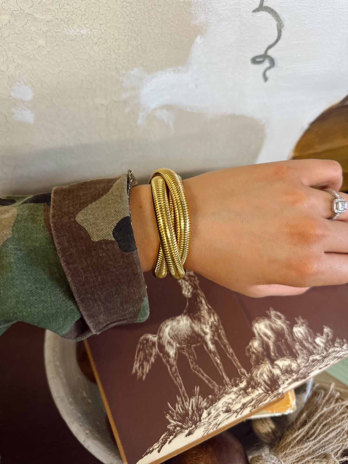 Triple Stack Bracelet - Gold