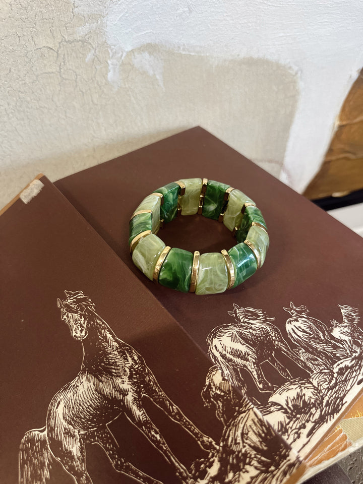 Bibi Stretch Bracelet - Green
