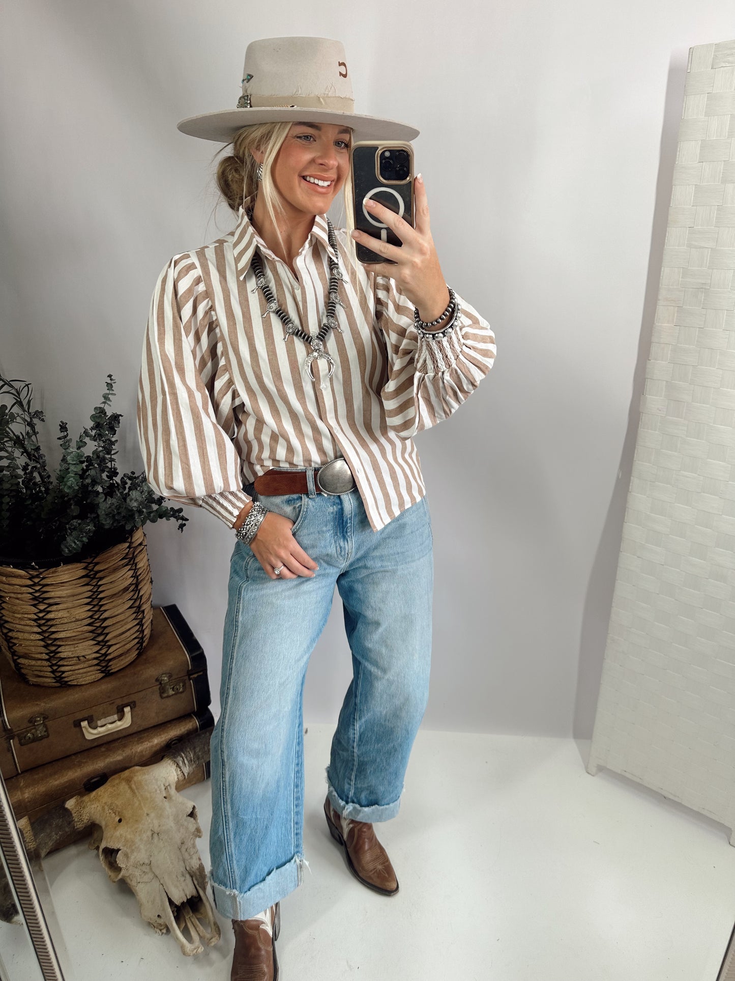 Reign Button Up