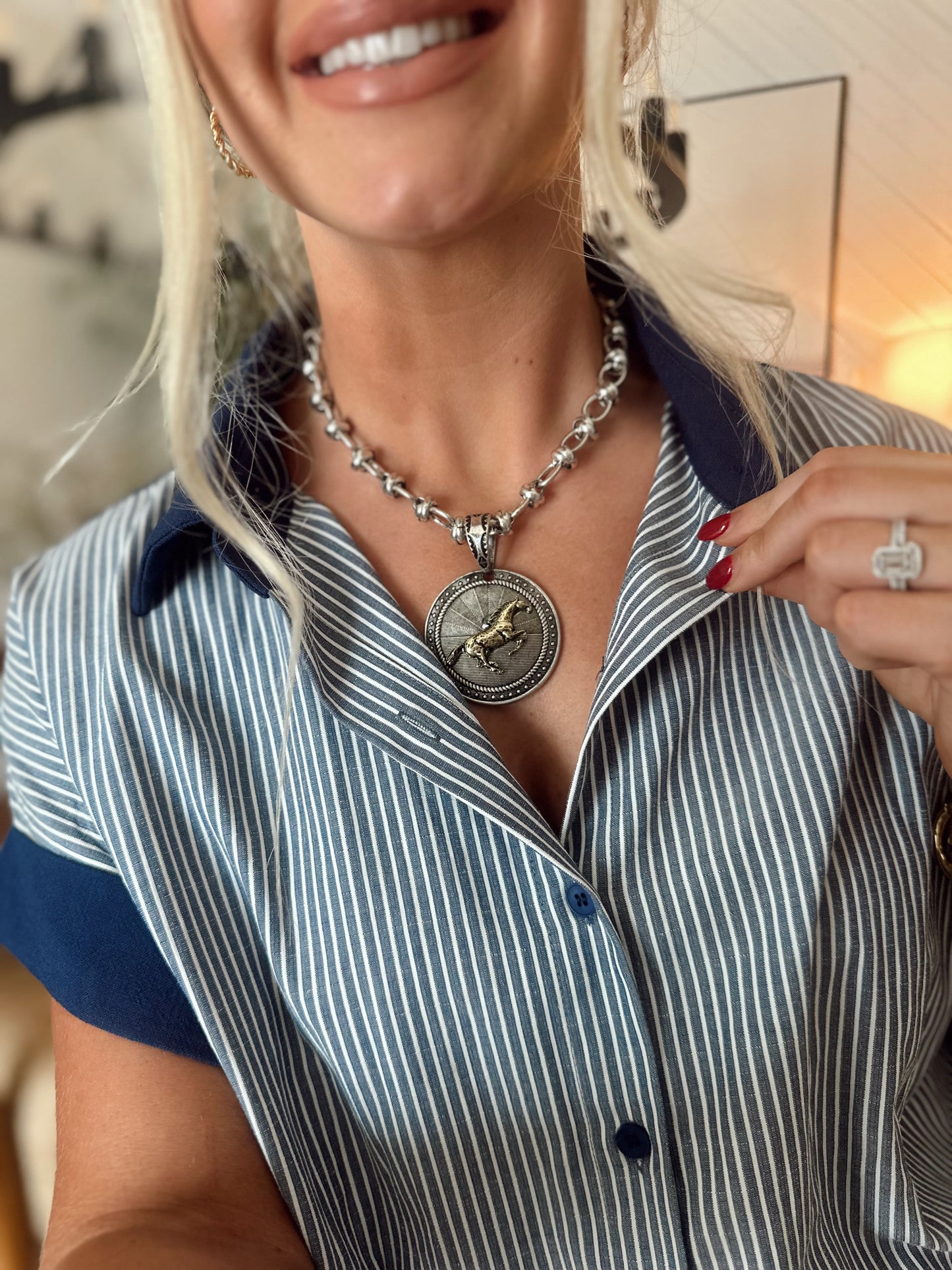 Secretariat Necklace *Silver