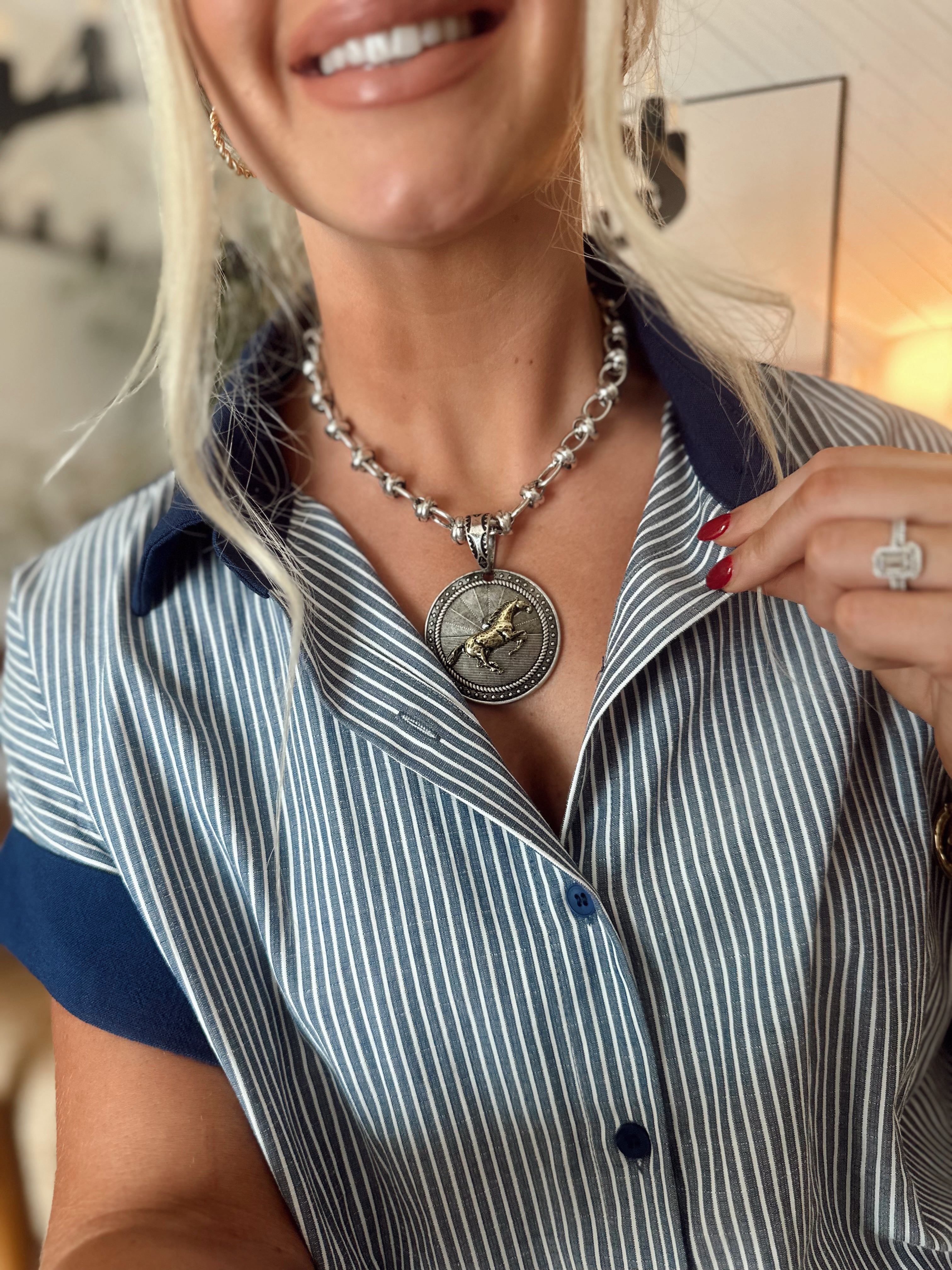 Secretariat Necklace *Silver