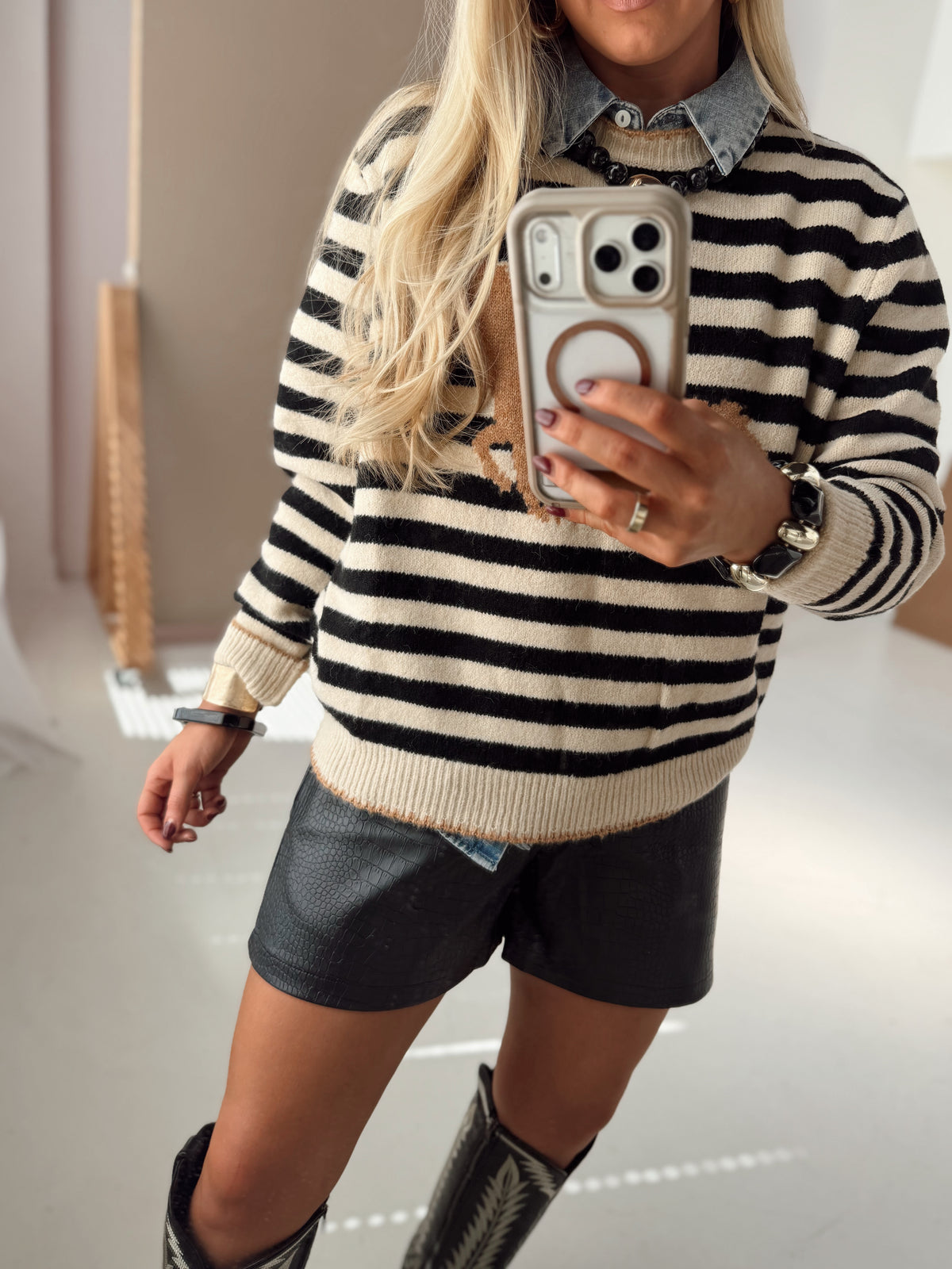 Racing Stripes Sweater