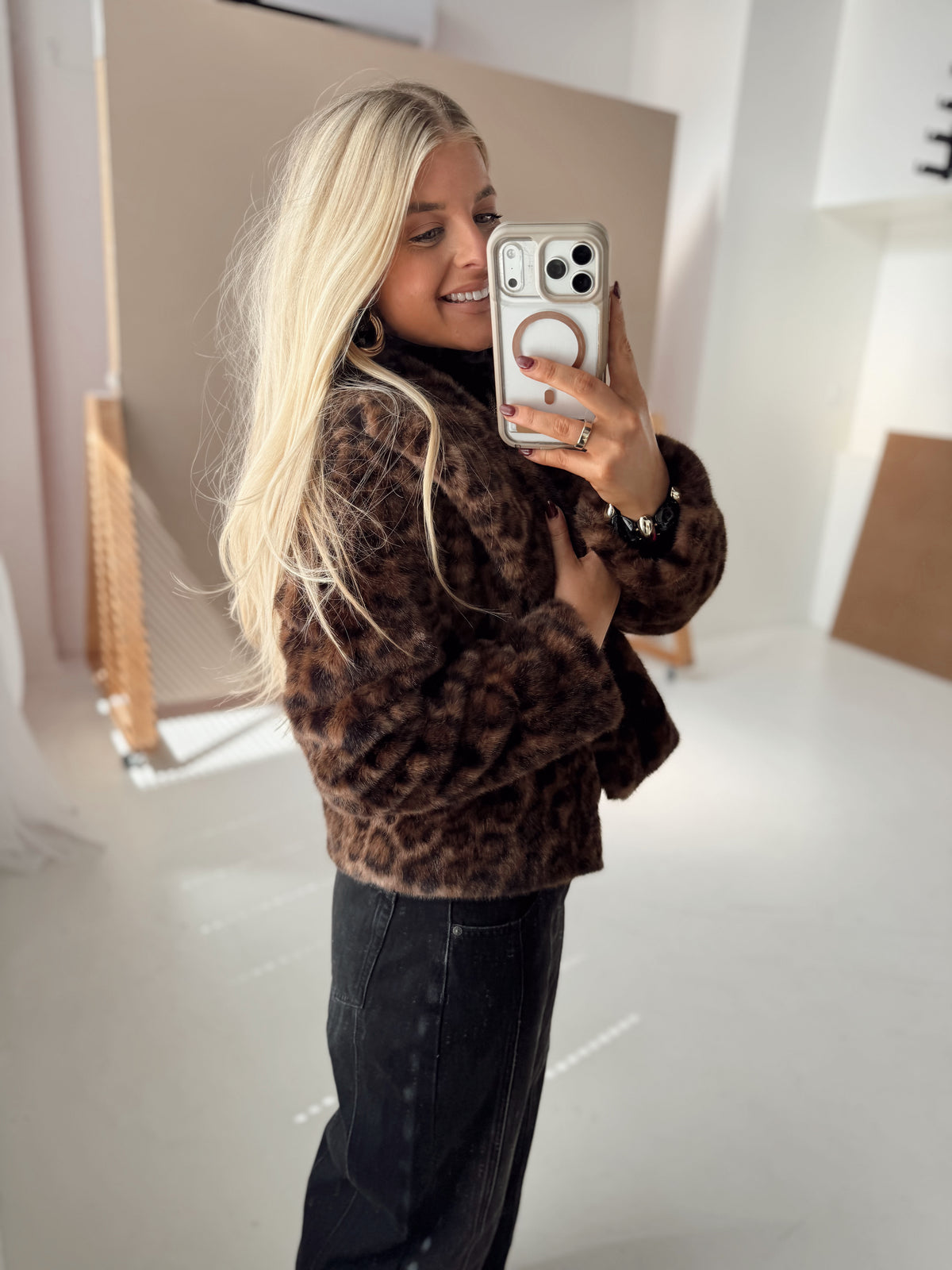 Jersey Fur Coat