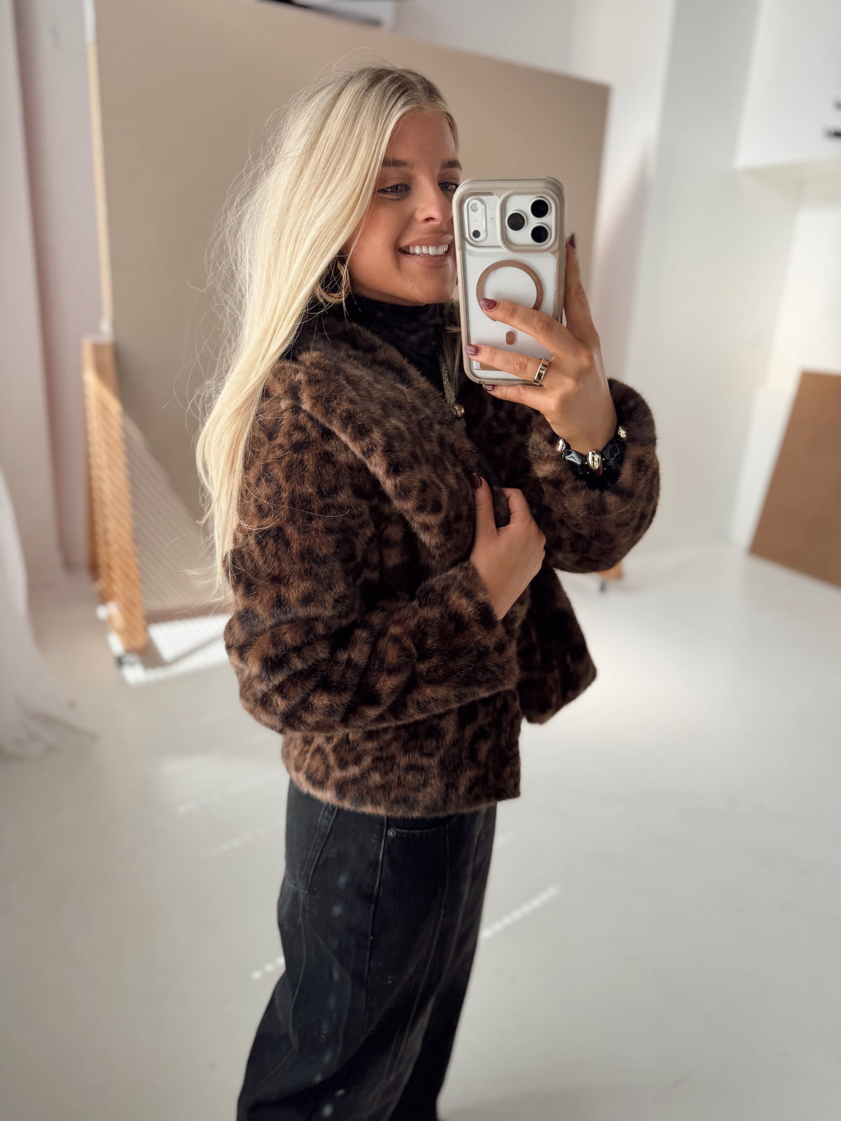 Jersey Fur Coat