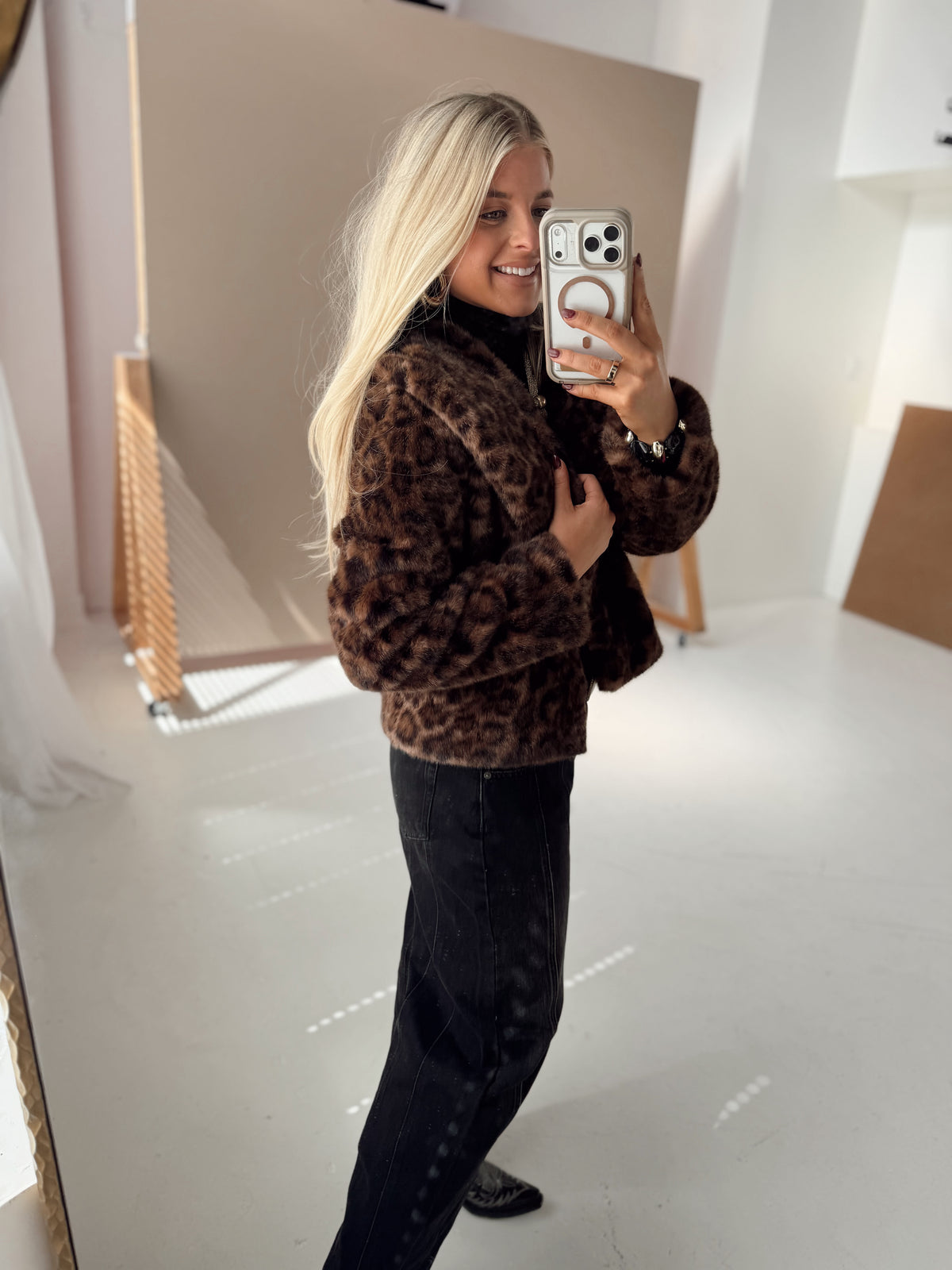 Jersey Fur Coat