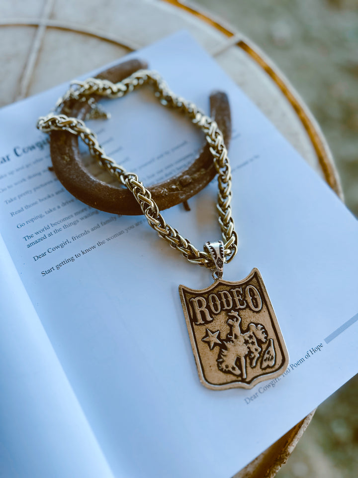 Mixed Metal Rodeo Gold Chain