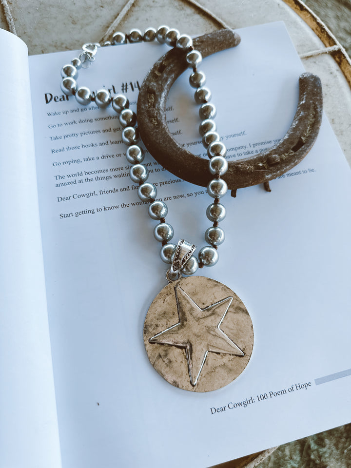 Roping the Star Necklace