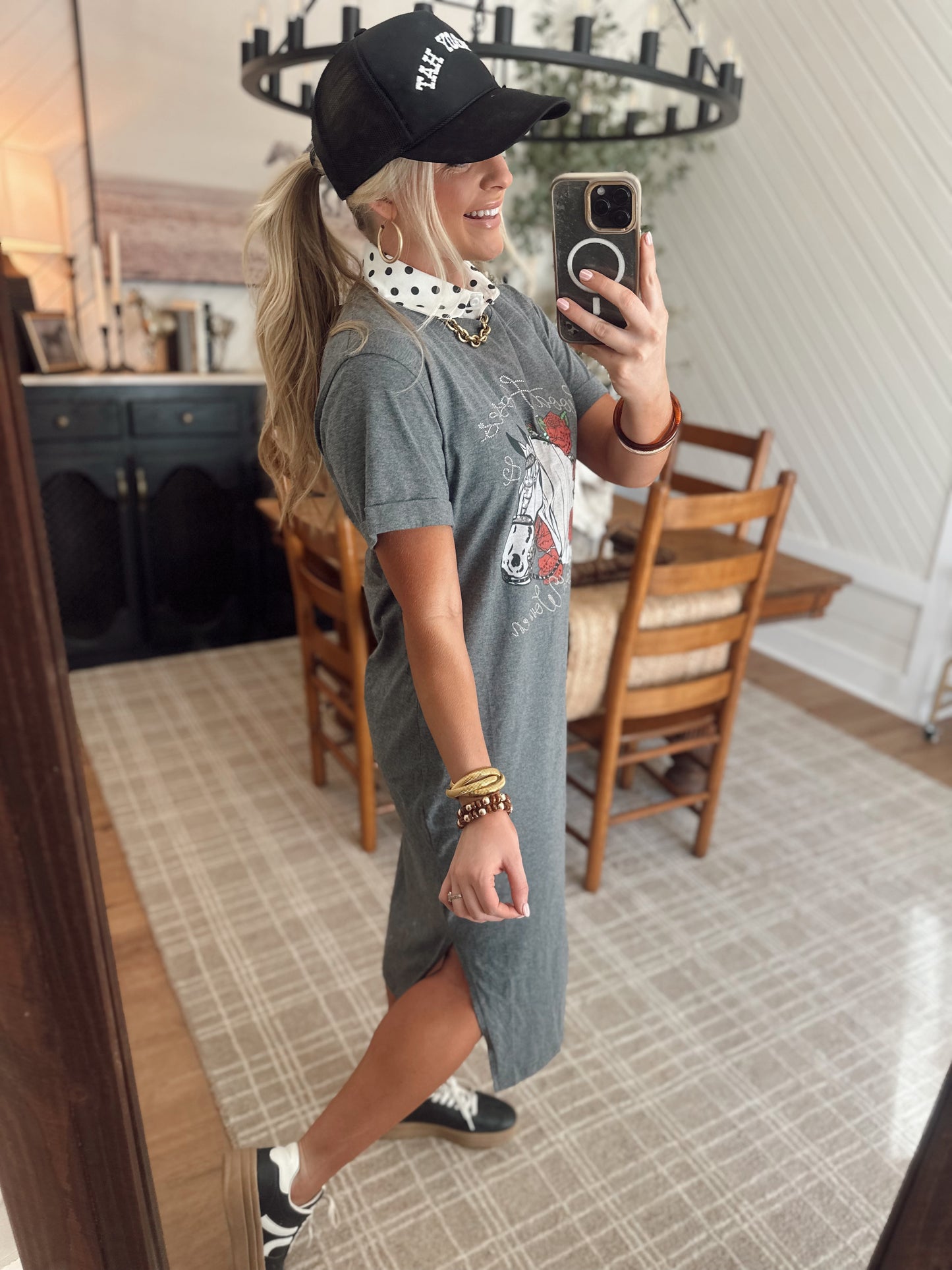 Camarillo White Horse Dress