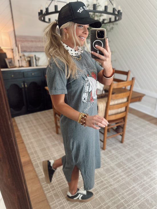 Camarillo White Horse Dress