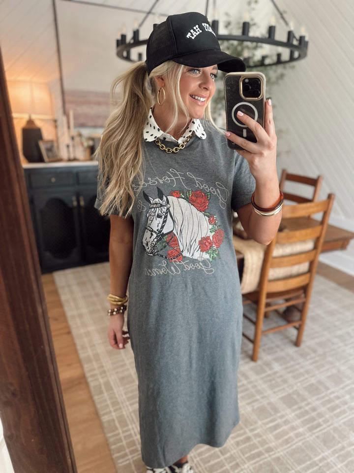 Camarillo White Horse Dress