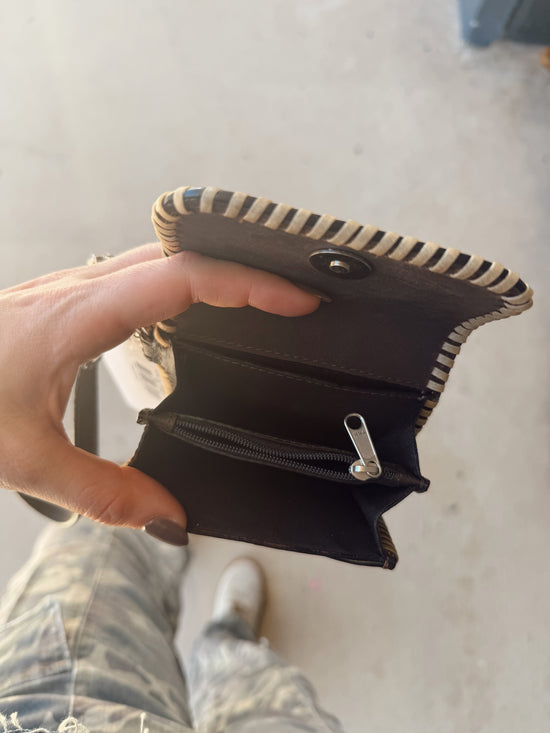 Heritage Credit Card/Coin Holder *Natural W Whipstitch