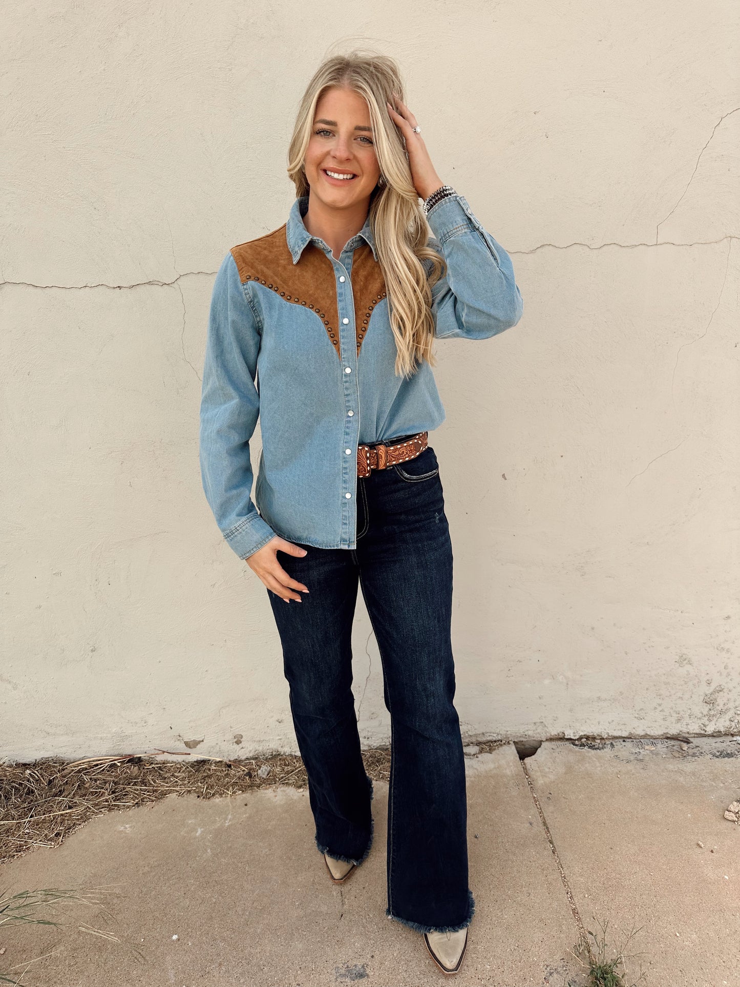 Tinsley Denim Top