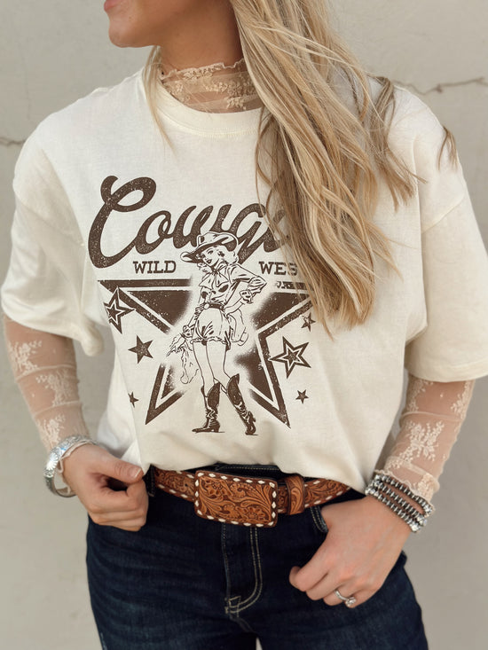 Cowgirl Wild West Graphic