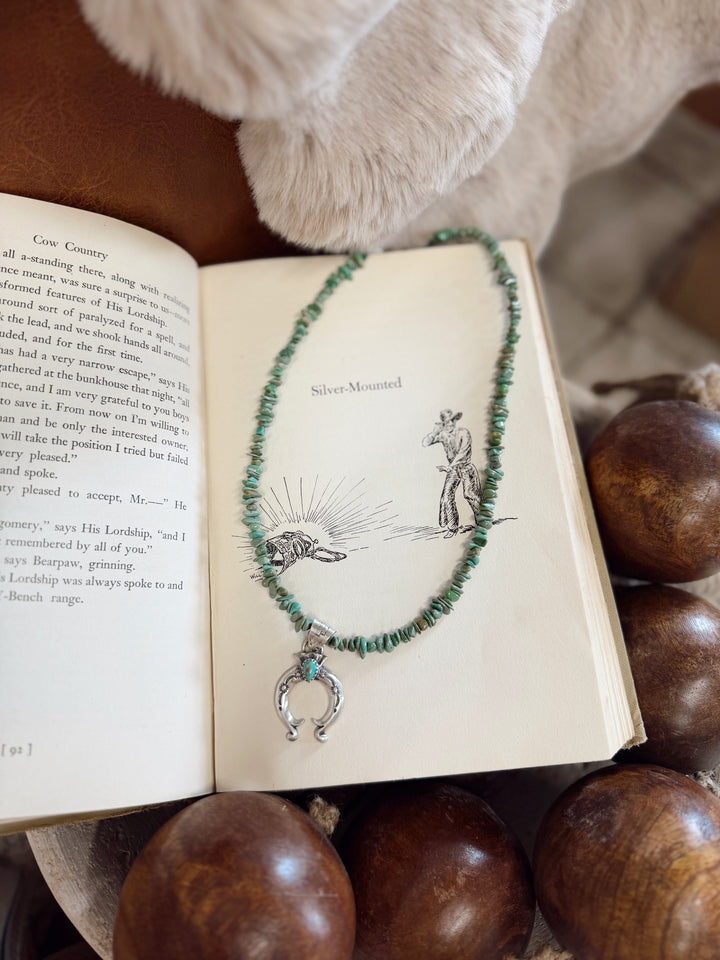 Navajo Handmade Sonoran & Kingman Necklace - SharonMcCarthy