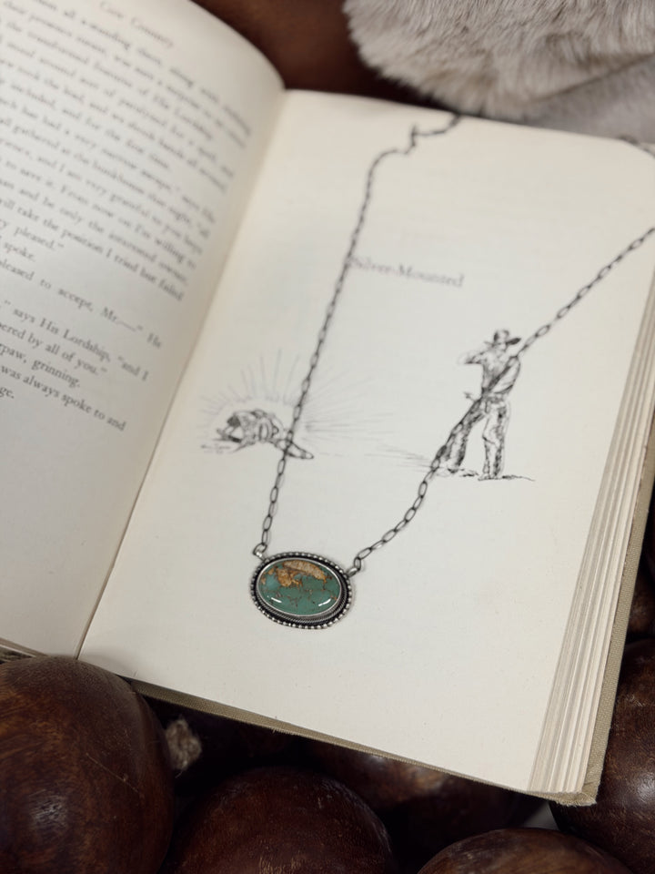 Navajo Handmade Royston Turquoise Necklace - Scott Skeets