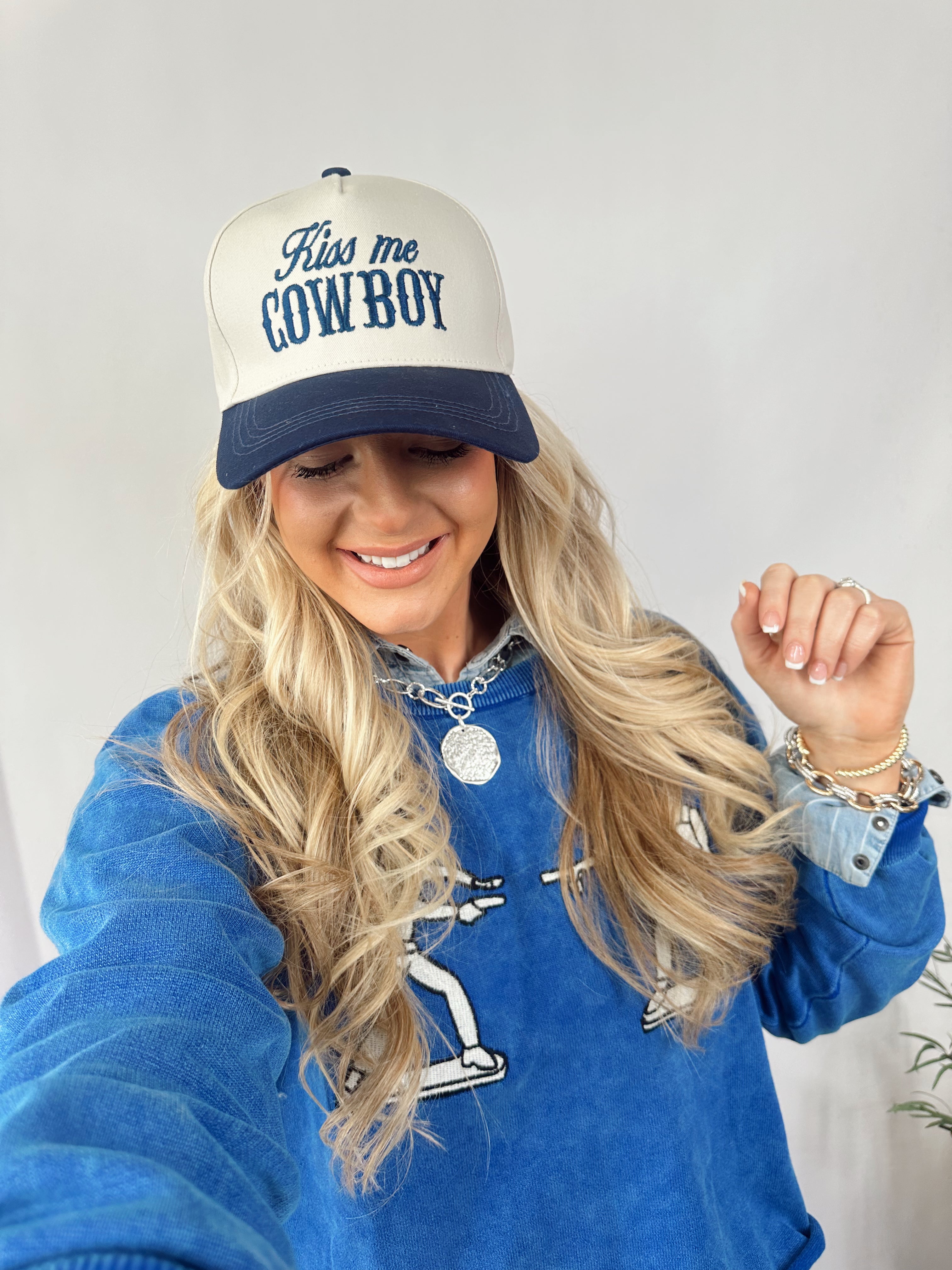 Kiss Me Cowboy Cap