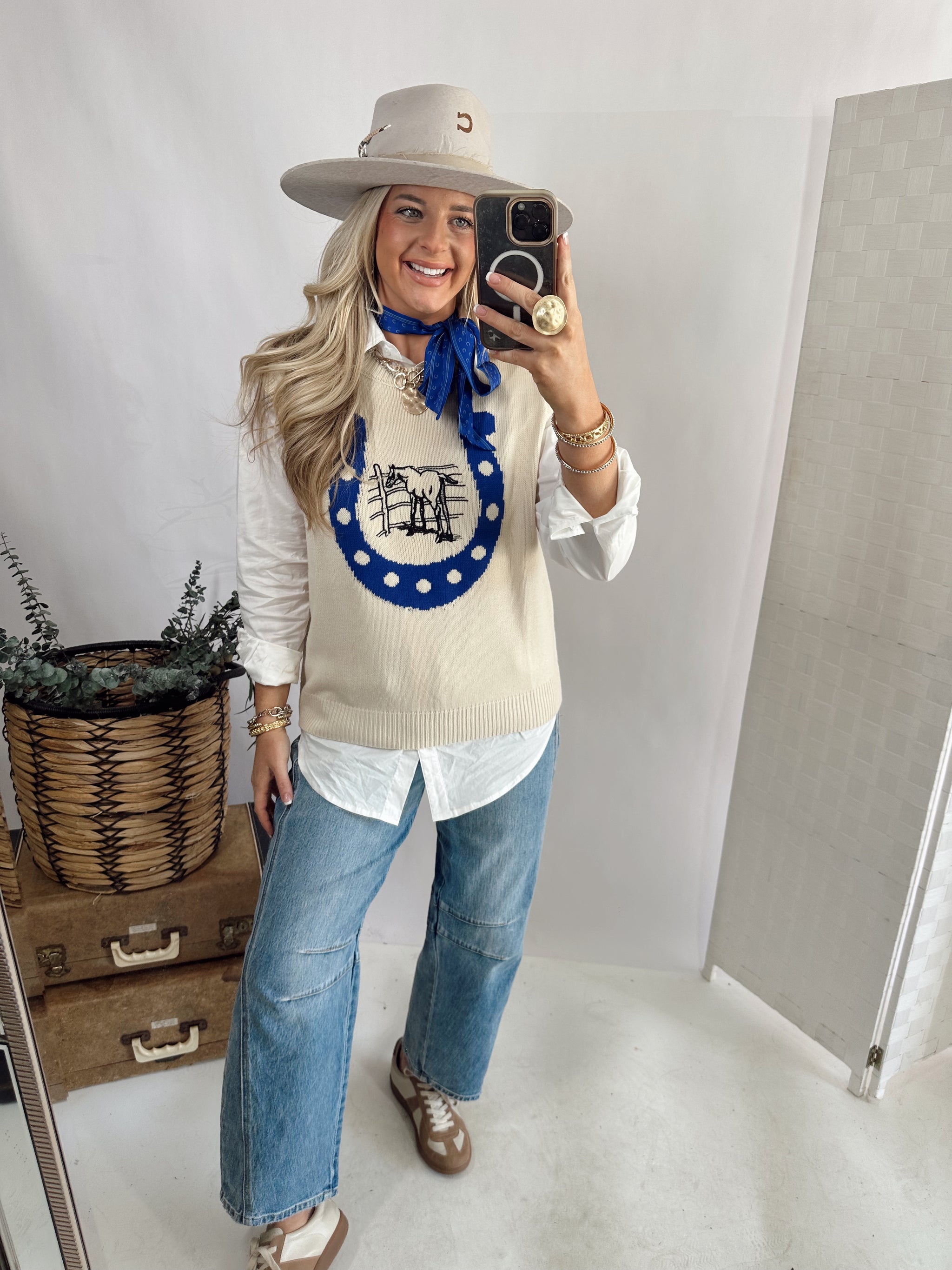 STAY LUCKY SWEATER VEST