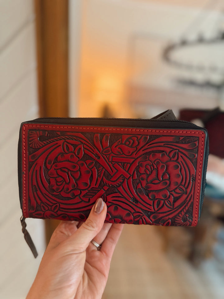 Liv Leather Wallet *Red