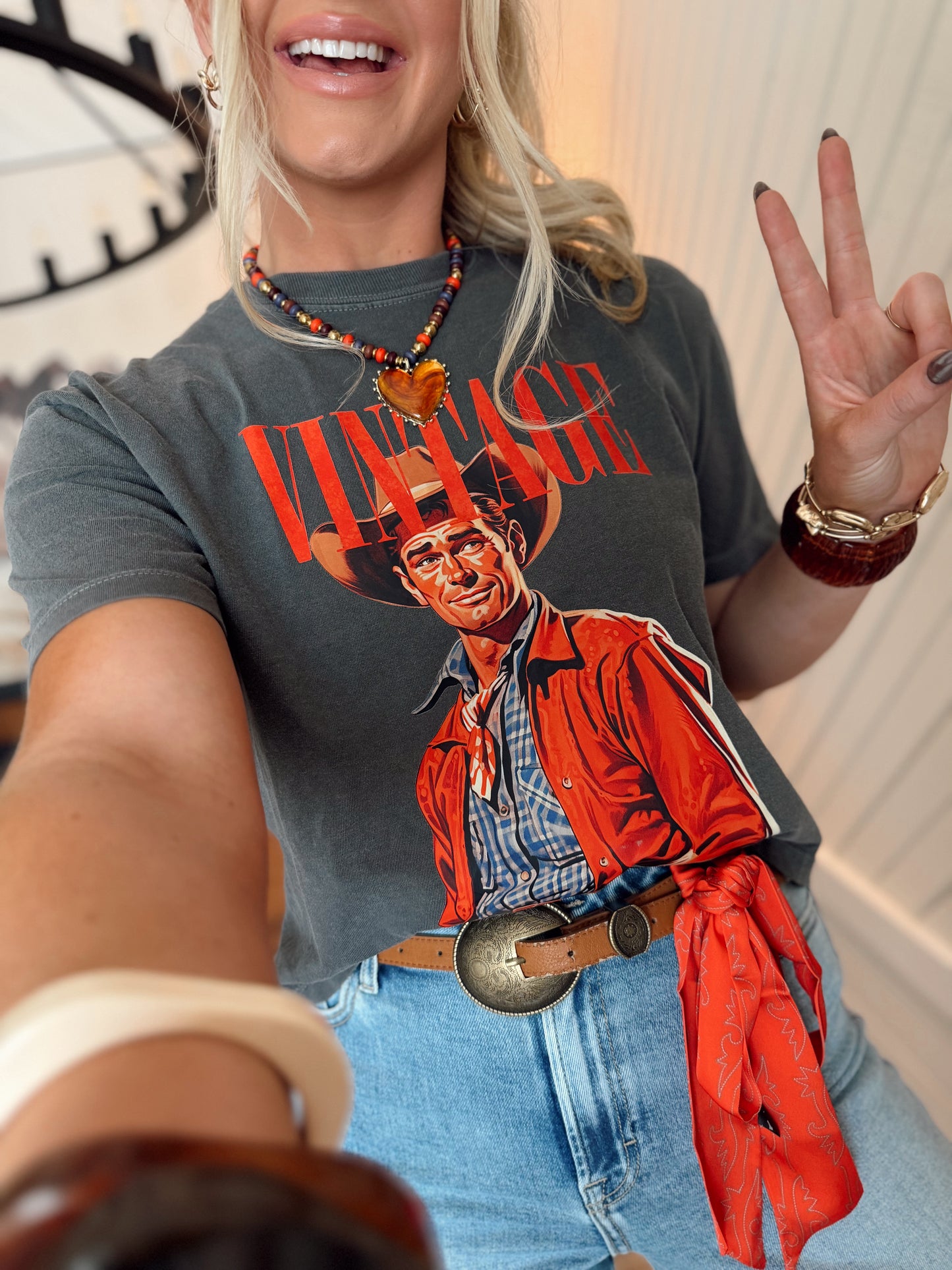 Vintage Cowboy Graphic