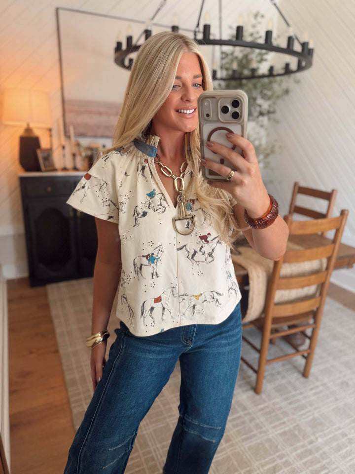 Denim Days Top