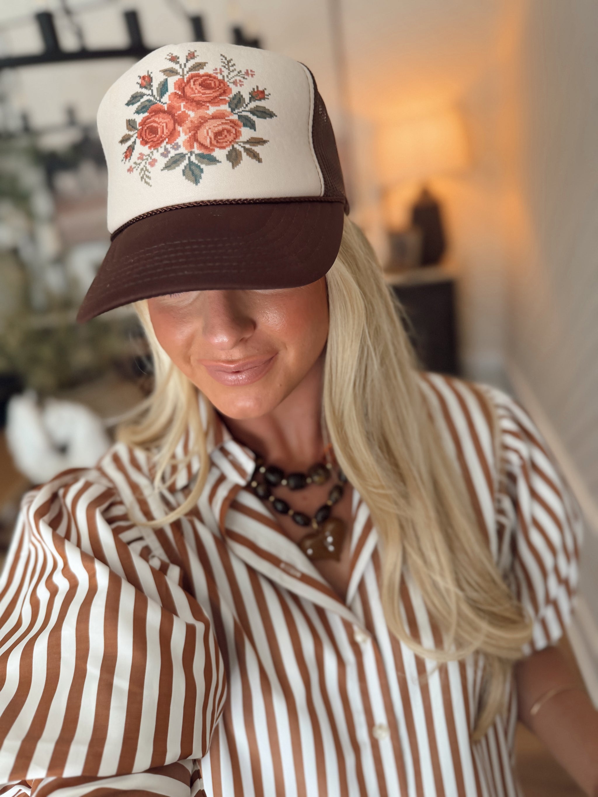 Roaming Rose  Hat