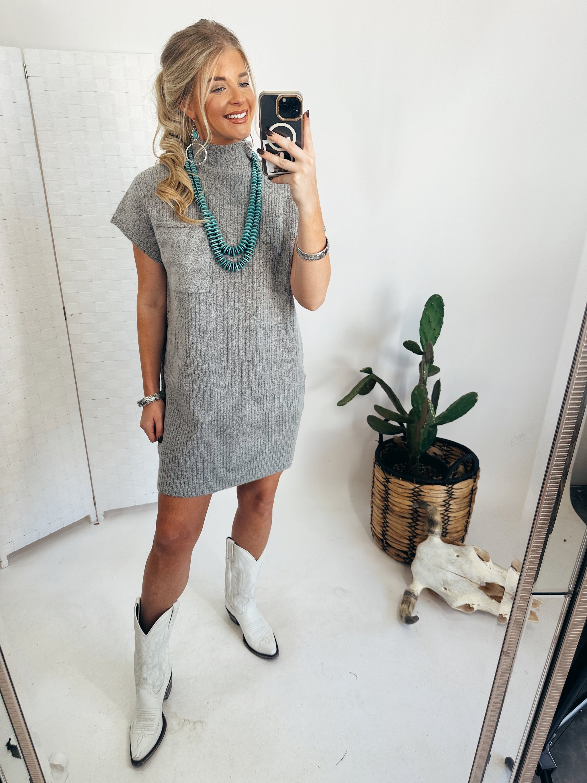 The Dutton Dress *Grey