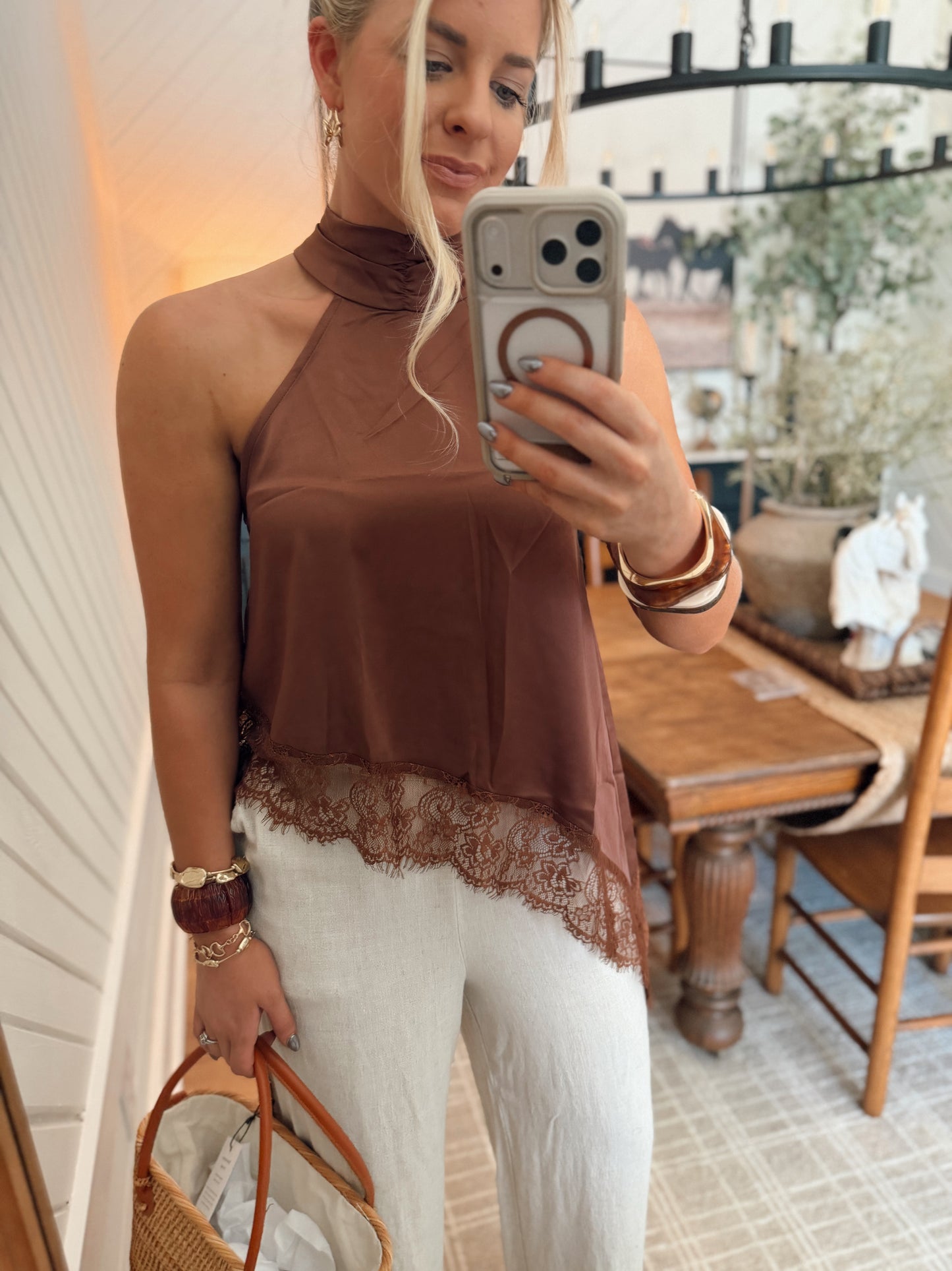 Chastain Top *Brown