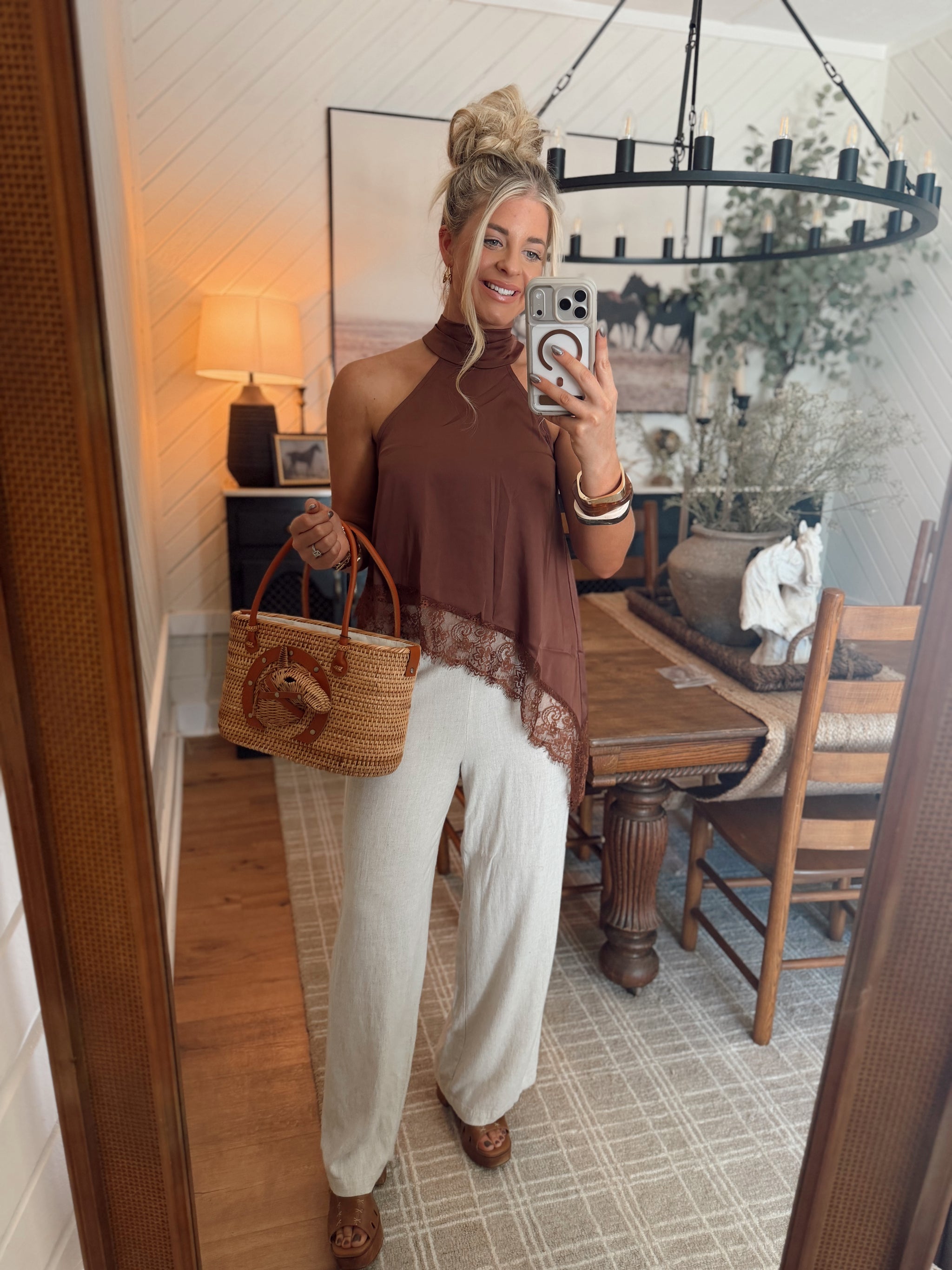 Chastain Top *Brown