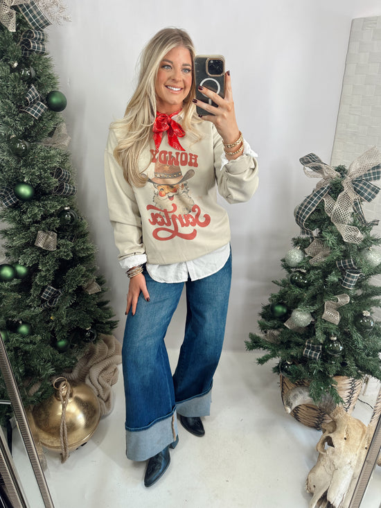 Howdy Santa Sweatshirt