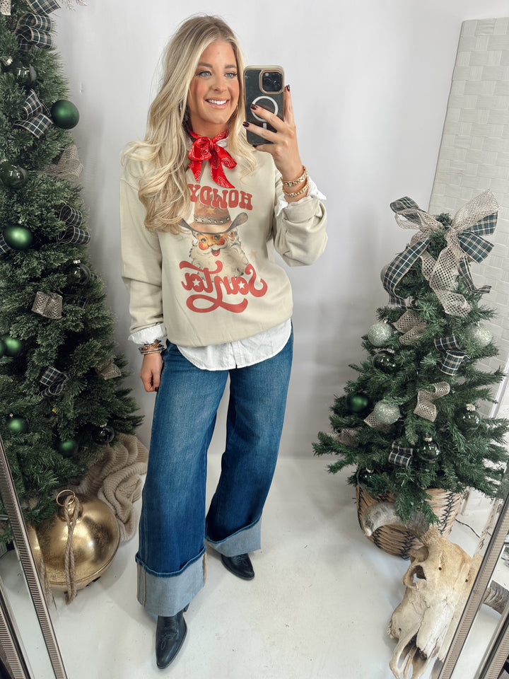 Howdy Santa Sweatshirt