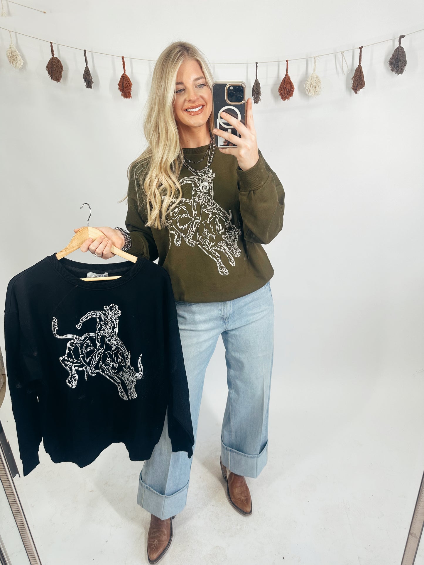 Bucking Over Days SweatShirt *Black