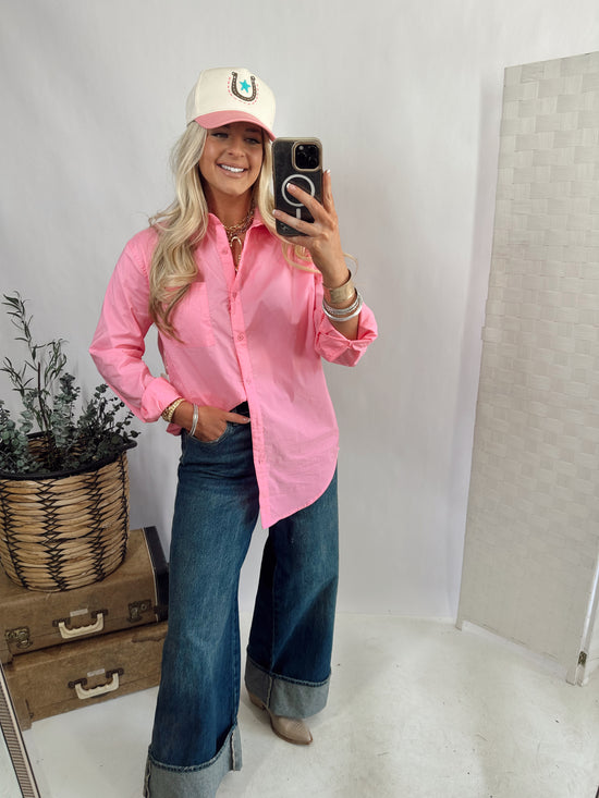 Bentley Button Up *Pink