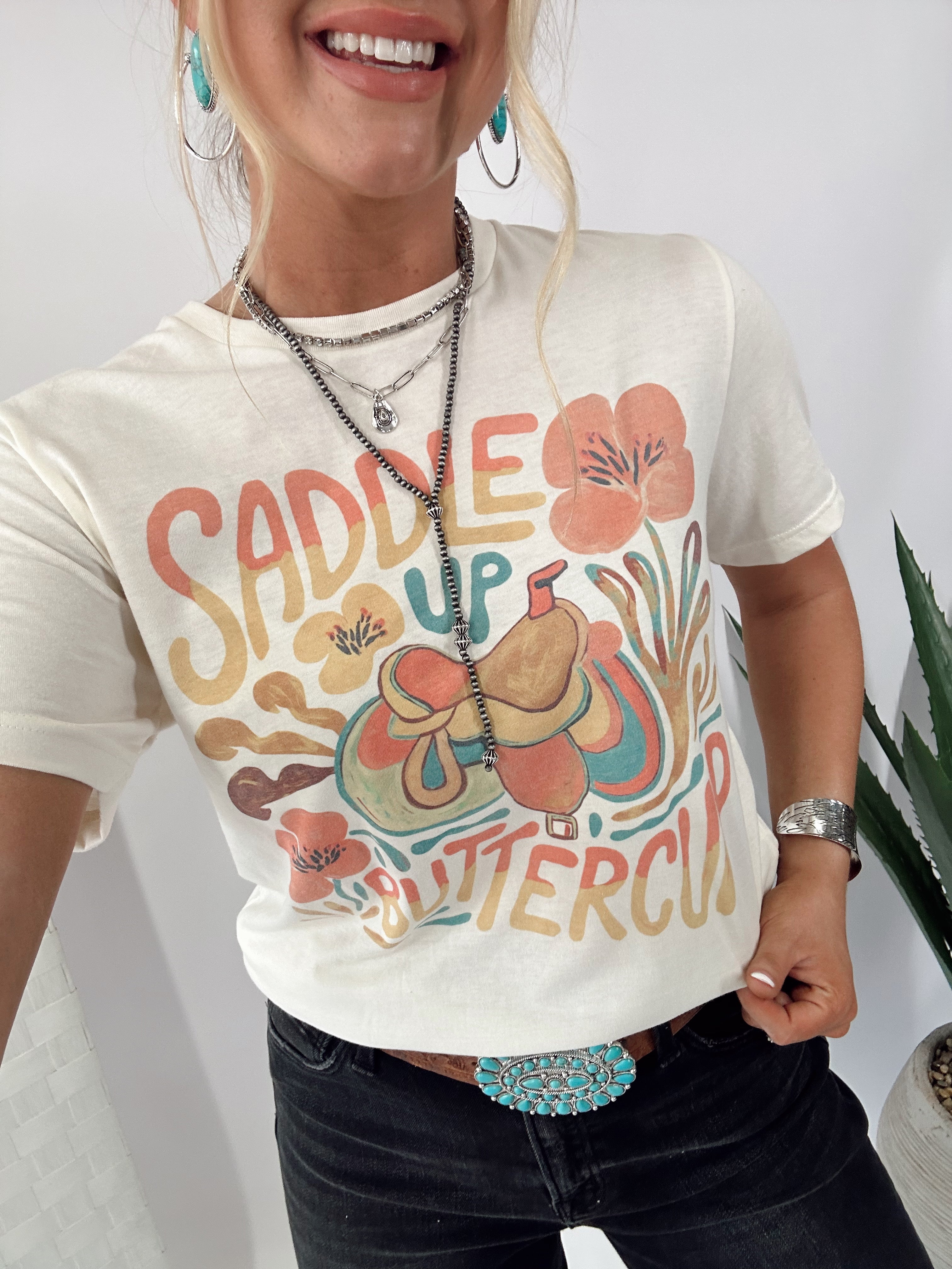 Saddle Up Buttercup Graphic