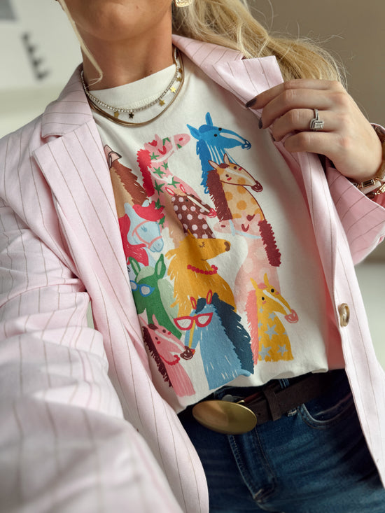 Horse Collage Tank