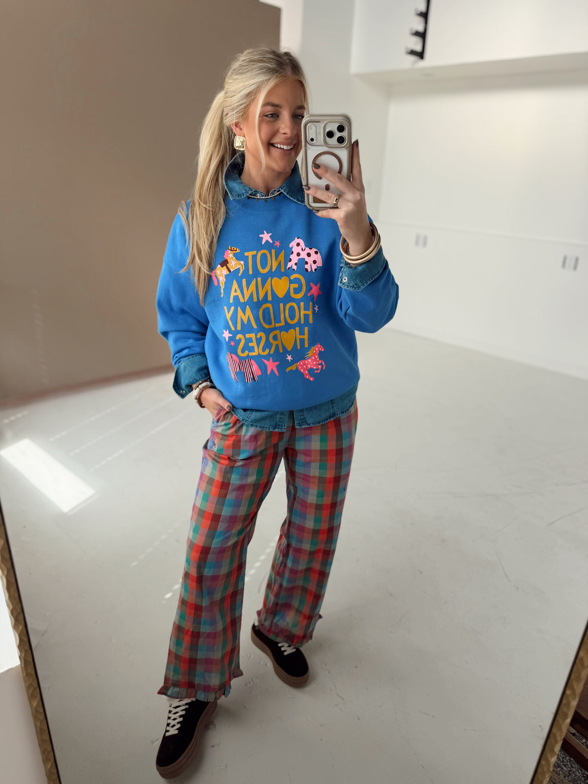 Not Gonna Hold My Horses Sweatshirt