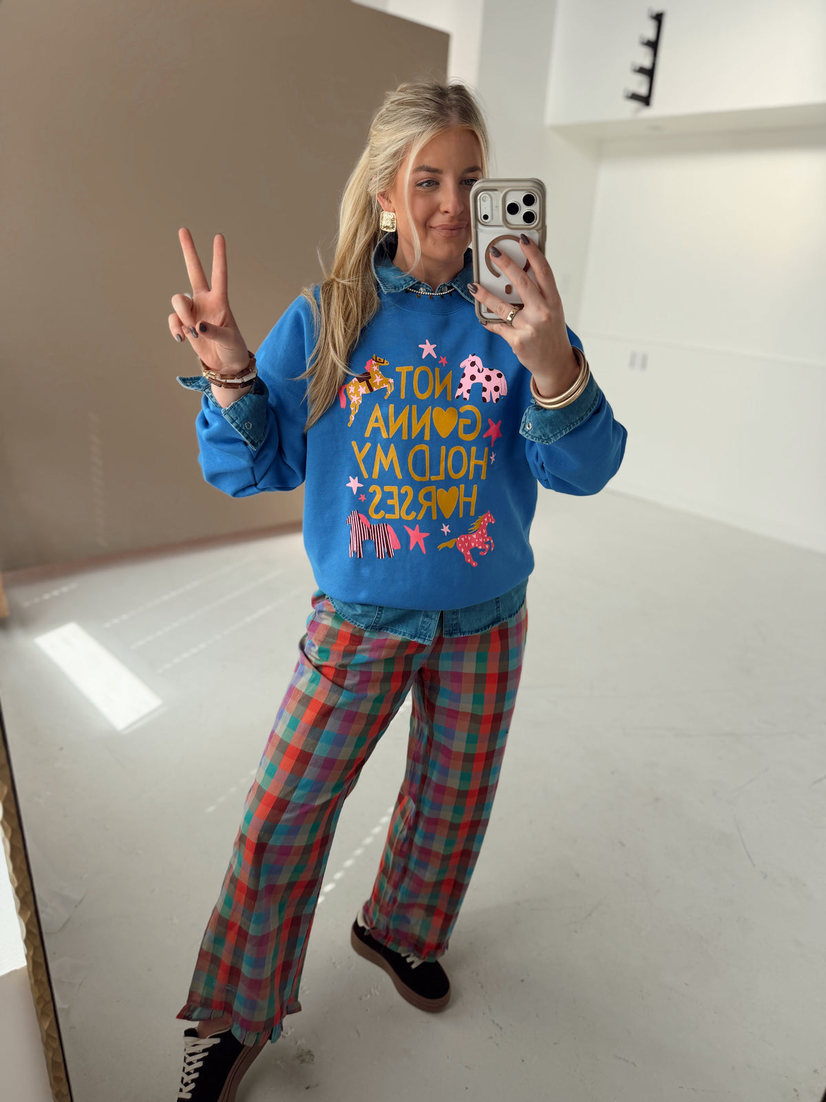 Not Gonna Hold My Horses Sweatshirt