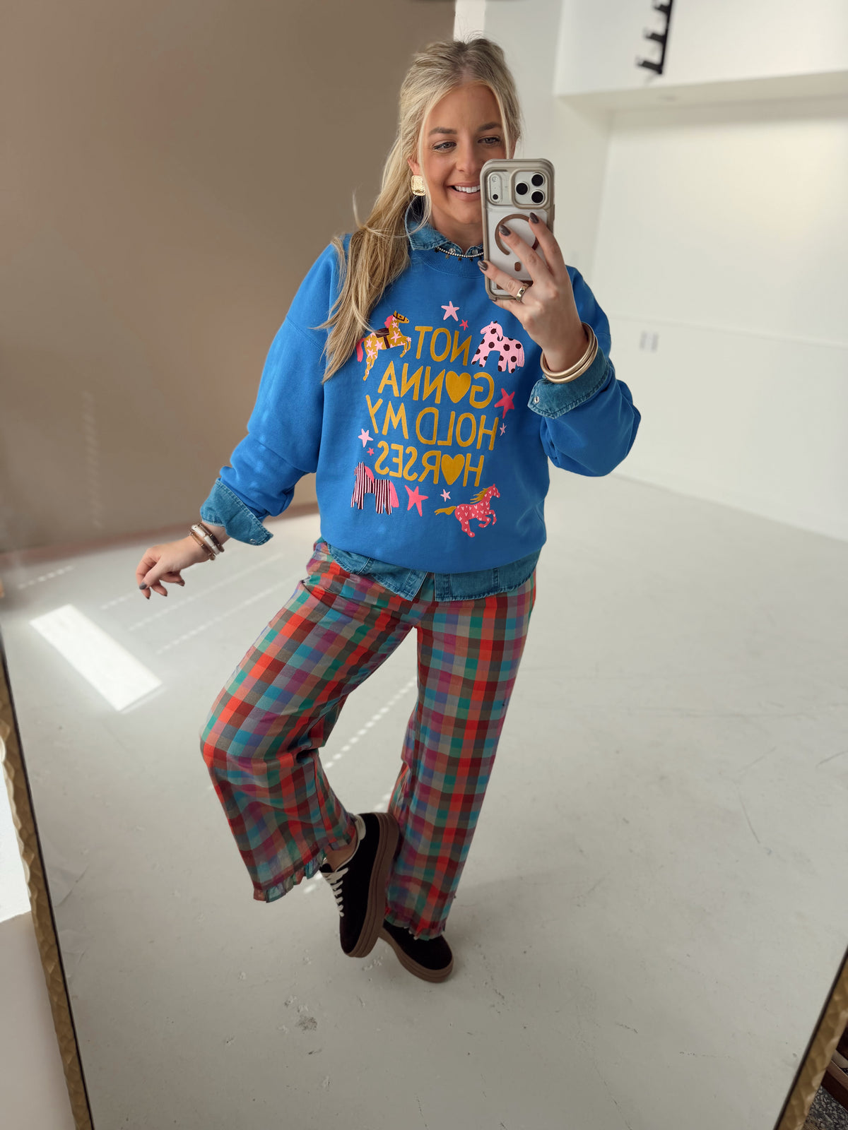 Not Gonna Hold My Horses Sweatshirt