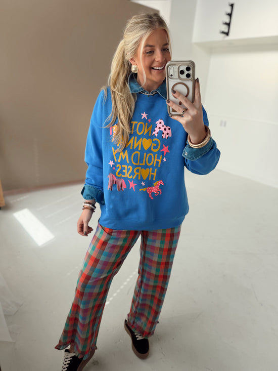 Not Gonna Hold My Horses Sweatshirt