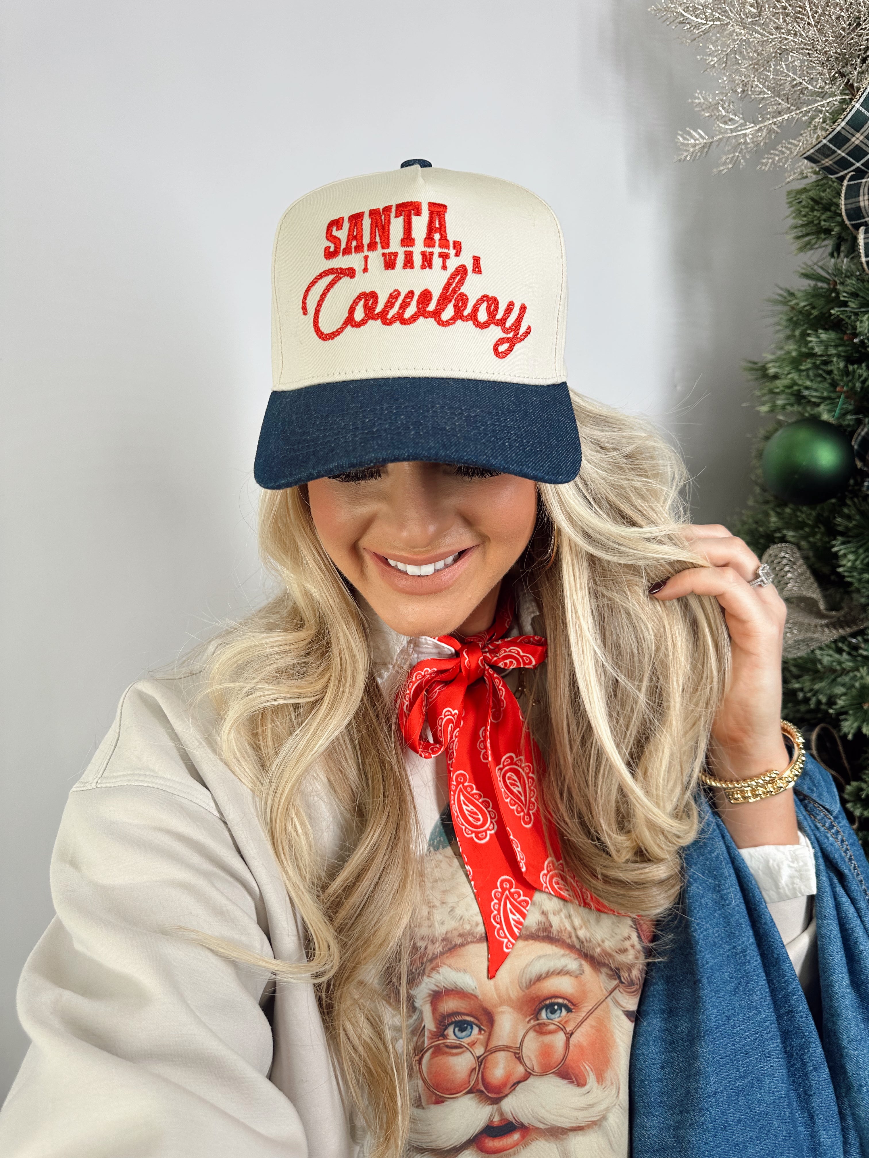 SANTA, I WANT A COWBOY CAP