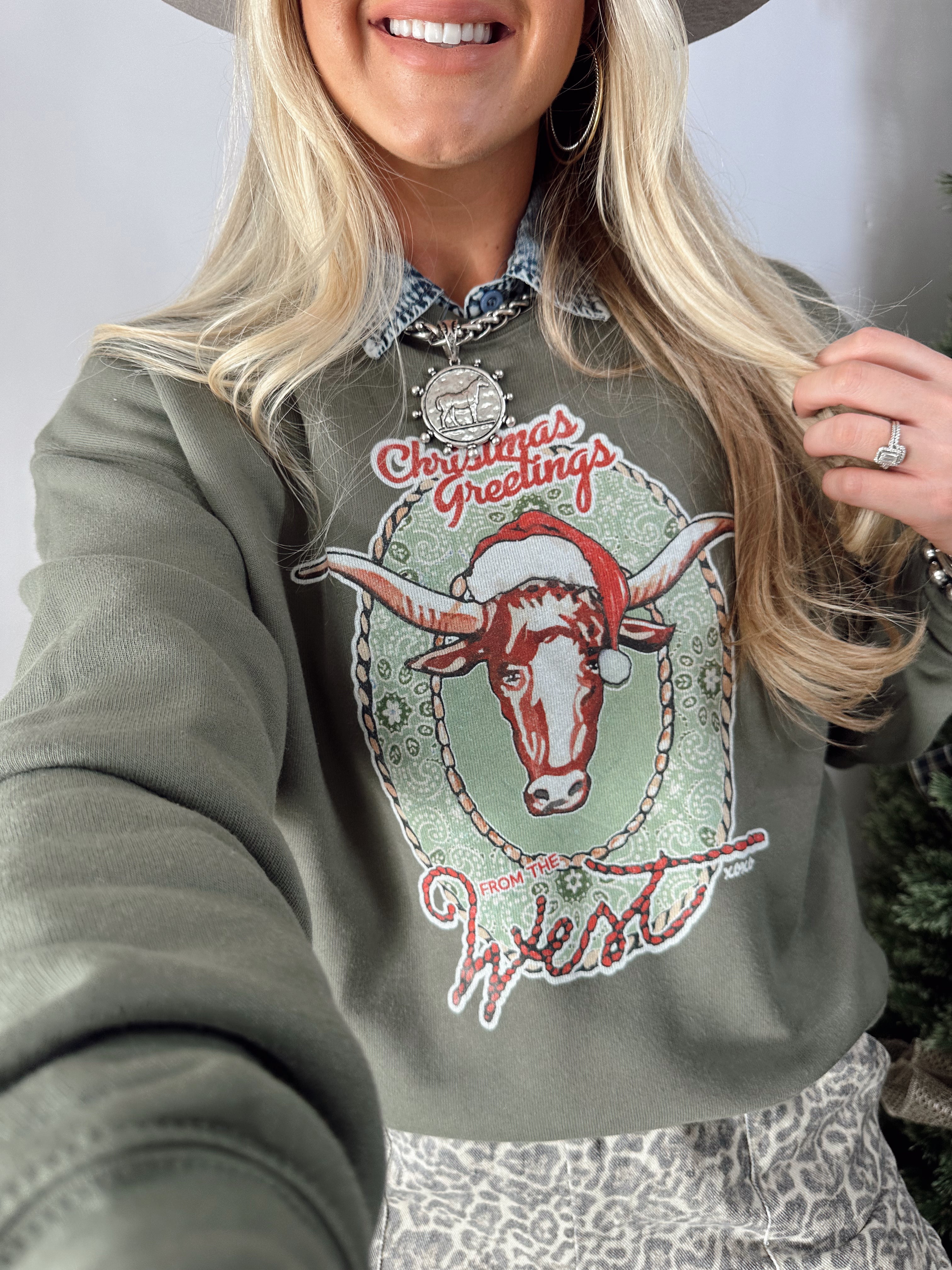 Christmas Greetings from the WEST Sweatshirt