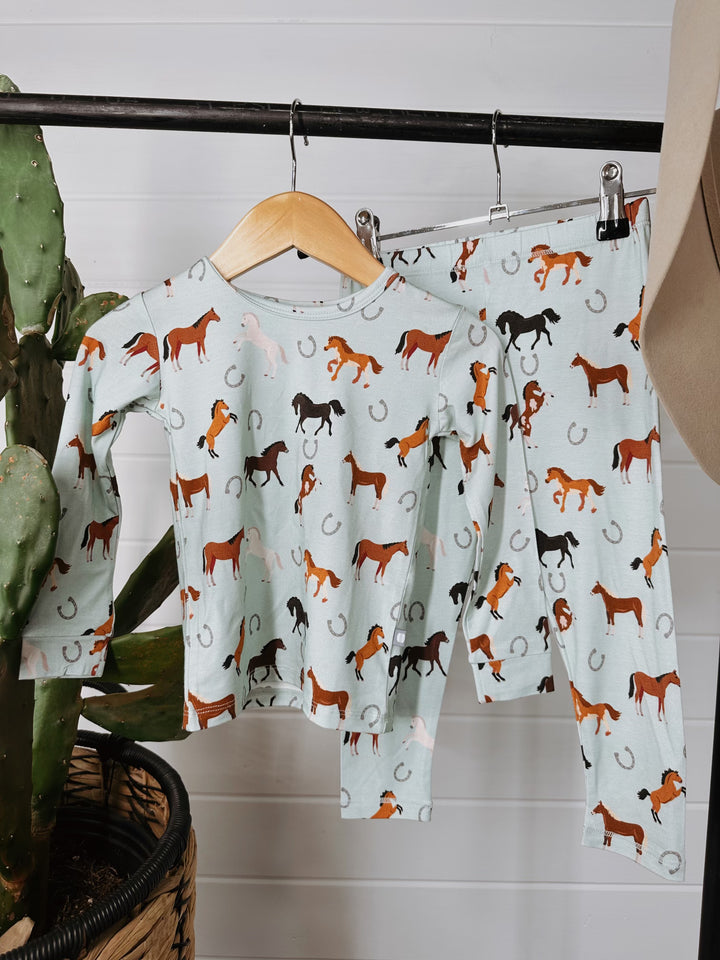 Western Horse 2 Piece Jammies