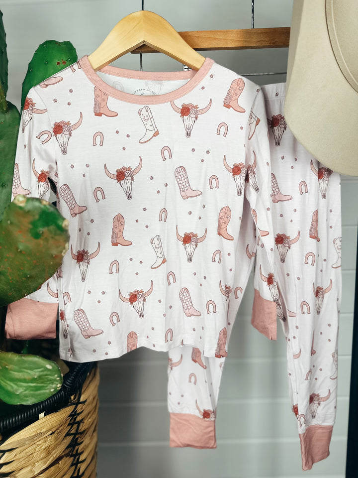 Cowgirl Up 2-Piece Bamboo Pajamas