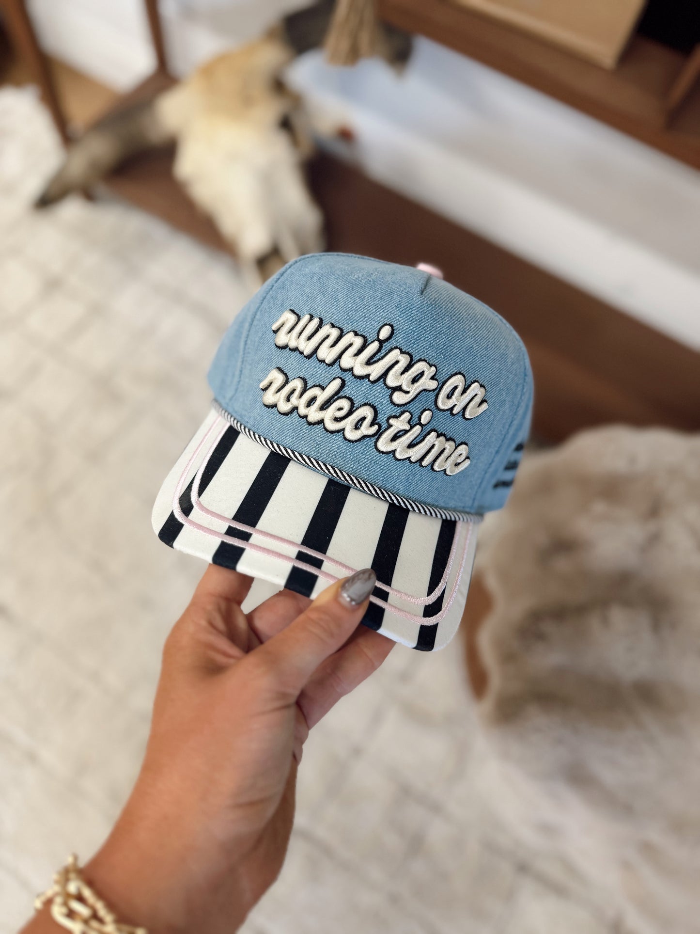 Running on Rodeo Time Hat-