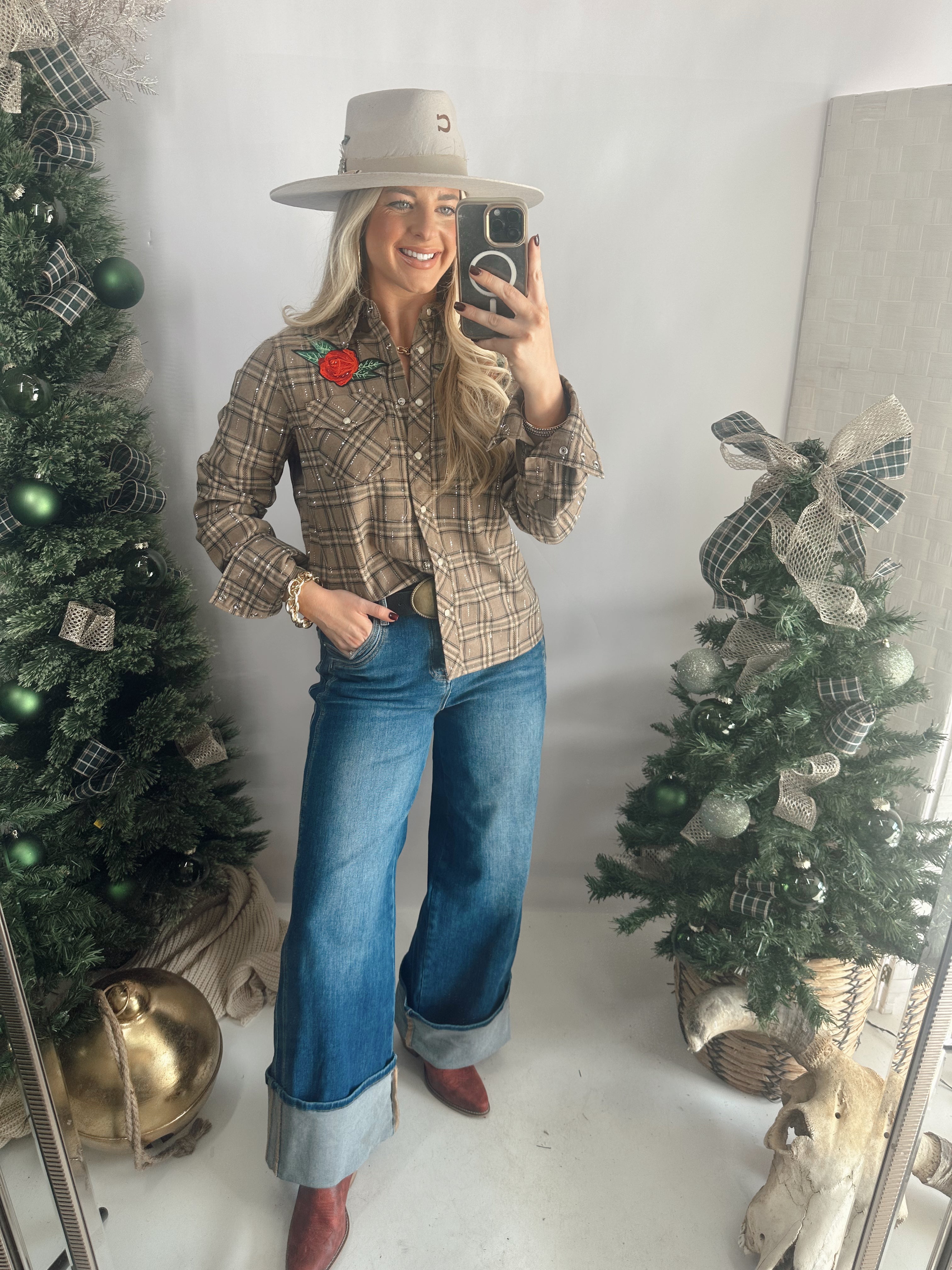 Rhinestone Rodeo Button Up