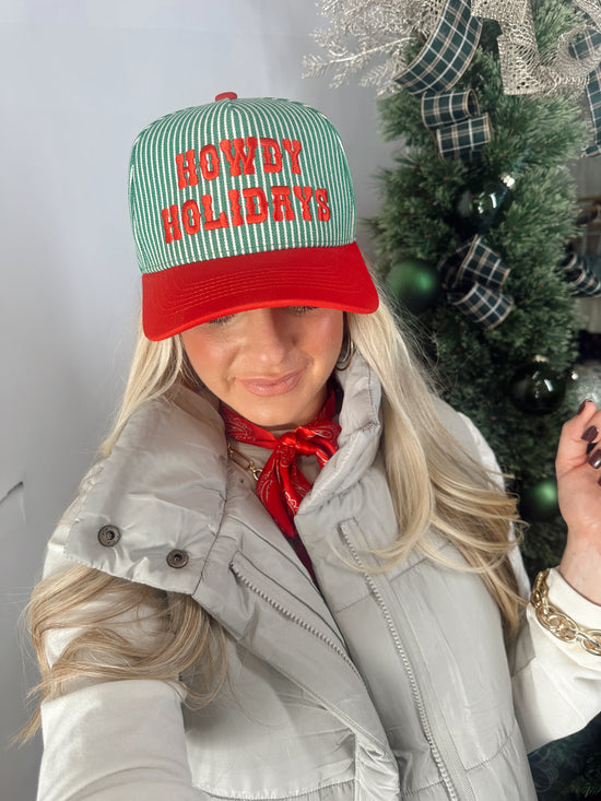 Howdy Holidays Cap