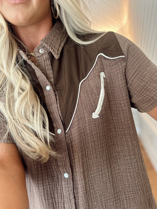 RANK RETRO DRESS *MOCHA