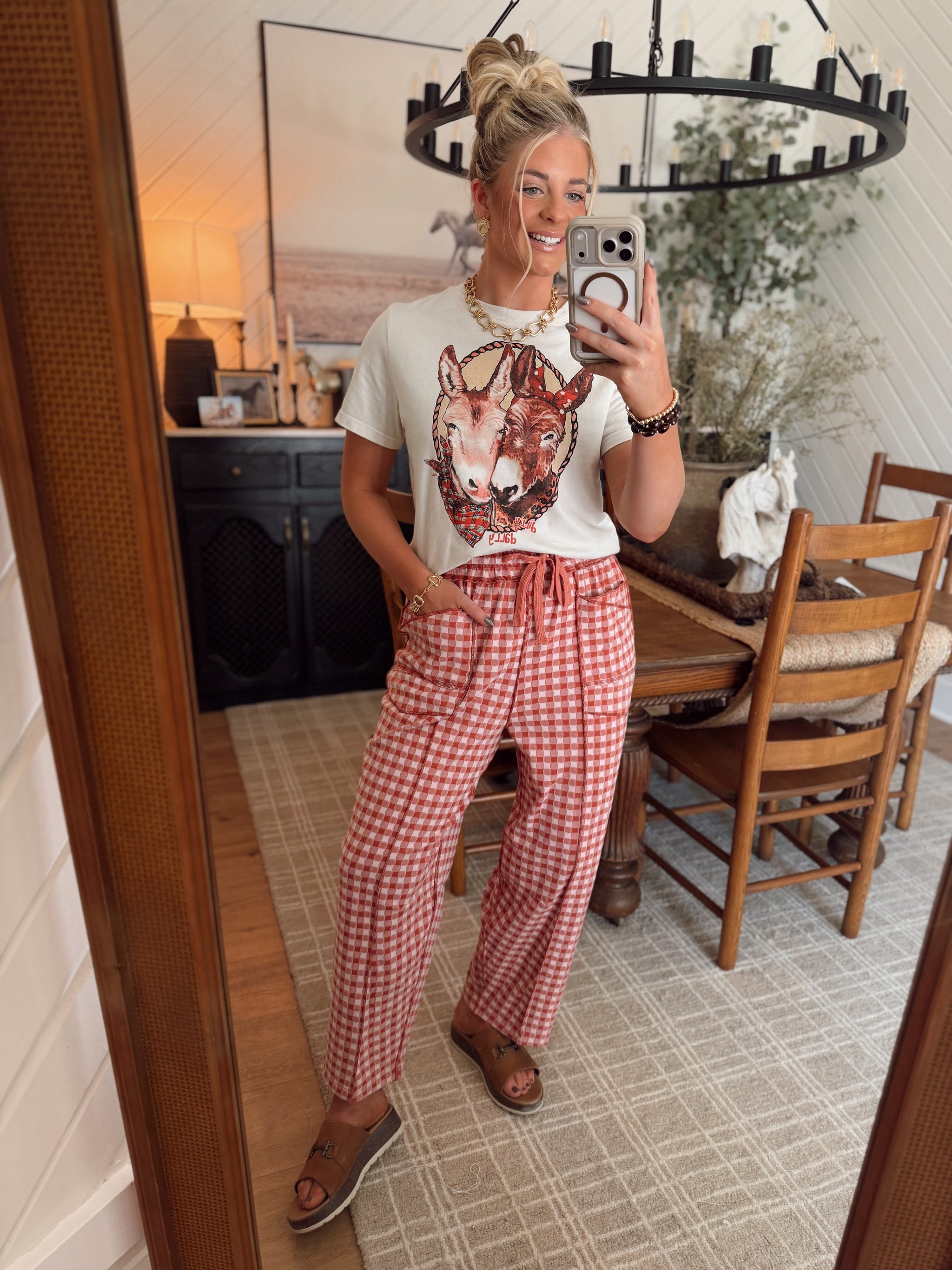 Kansas Pants *Rust Pink