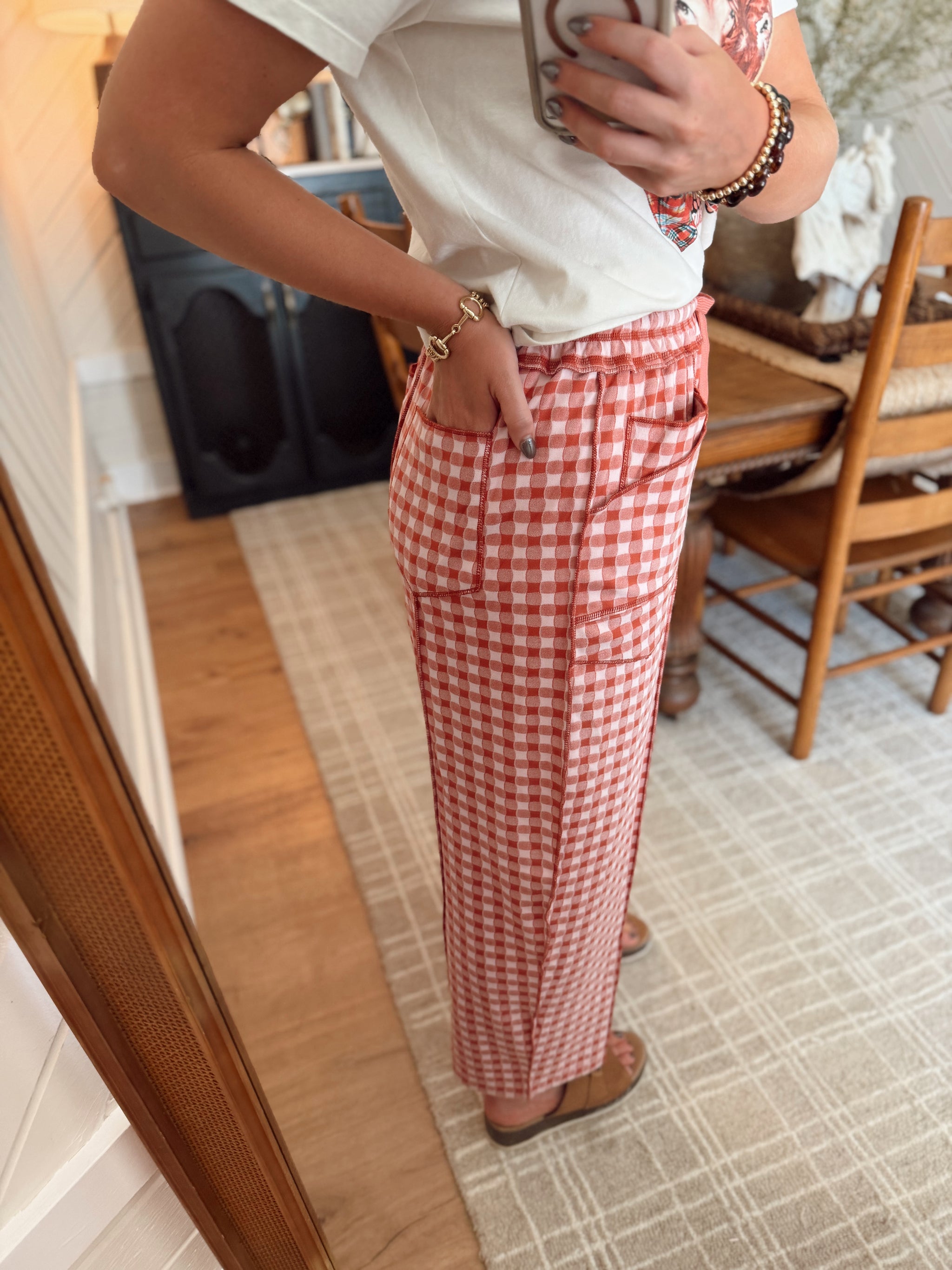 Kansas Pants *Rust Pink