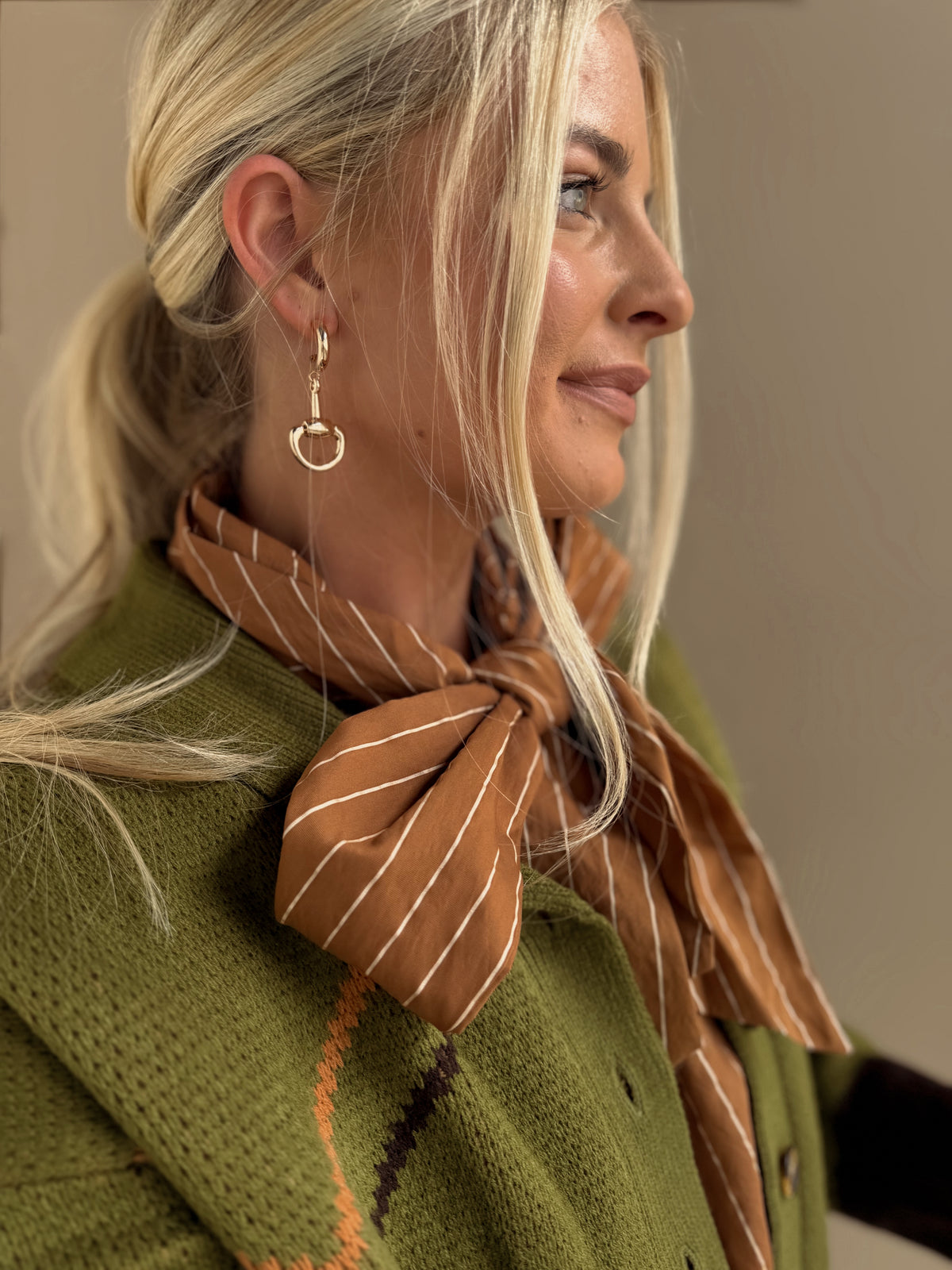 Miles Horsebit Earrings